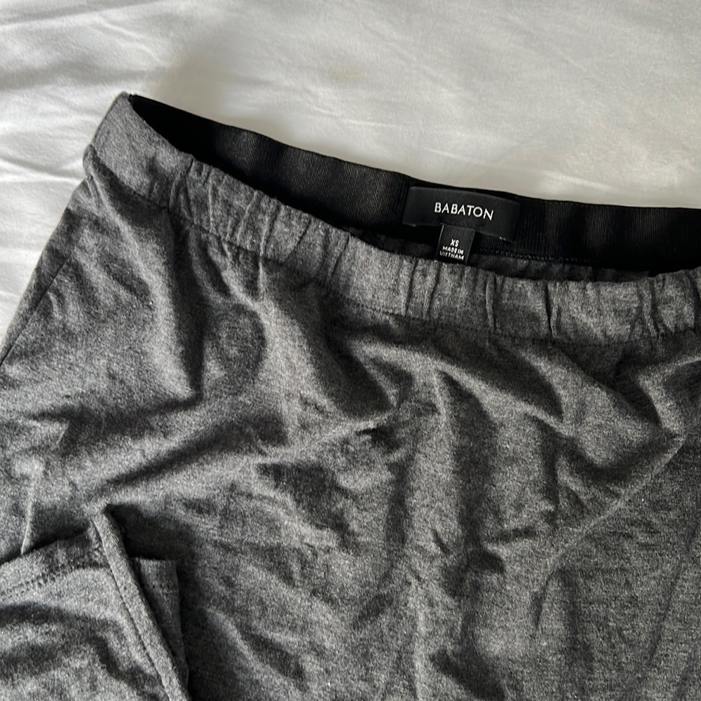 Babaton Grey Double Slit Split Side Maxi Midi Ski… - image 3